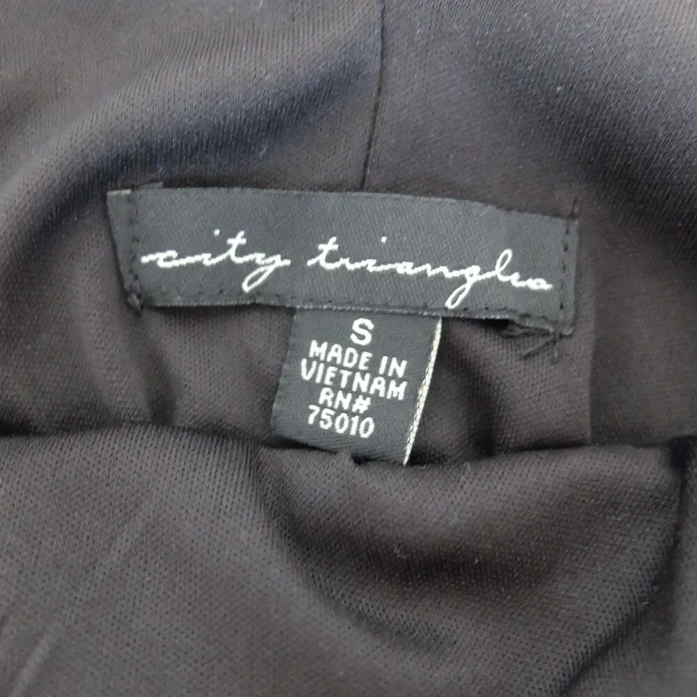 City Triangles Black Sheer Mini Dress Size Small